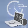 Station Réveil QINSON - Chargeur Qi | Horloge | Réveil | Thermomètre