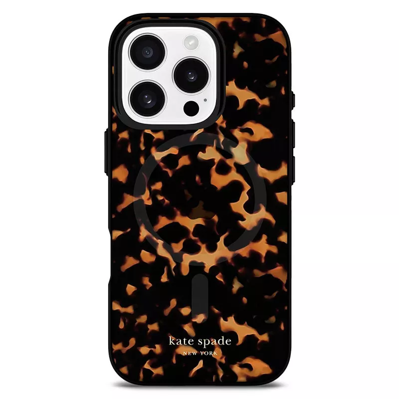 iPhone 16 Pro | Coque MagSafe KATE SPADE Tortoiseshell