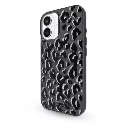 iPhone 16 | Coque MagSafe KATE SPADE Black City Leopard