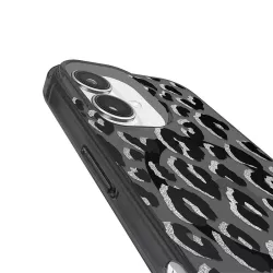 iPhone 16 | Coque MagSafe KATE SPADE Black City Leopard