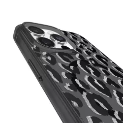 iPhone 16 Pro Max | Coque MagSafe KATE SPADE Black City Leopard