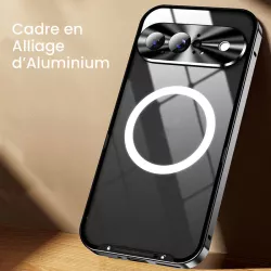 Google Pixel 9 | Coque Métal Transparente Compatible MagSafe