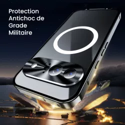 Google Pixel 9 | Coque Métal Transparente Compatible MagSafe