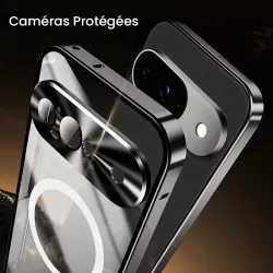 Google Pixel 9 | Coque Métal Transparente Compatible MagSafe