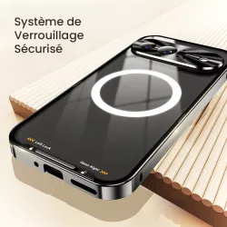 Google Pixel 9 | Coque Métal Transparente Compatible MagSafe