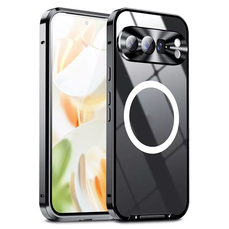 Google Pixel 9 Pro | Coque Métal Transparente Compatible MagSafe