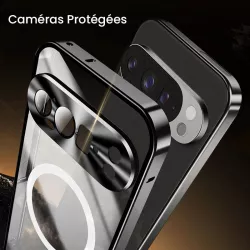 Google Pixel 9 Pro | Coque Métal Transparente Compatible MagSafe