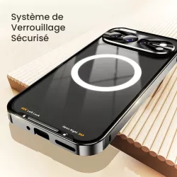 Google Pixel 9 Pro | Coque Métal Transparente Compatible MagSafe