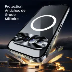 Pixel 9 Pro XL | Coque Métal Transparente Compatible MagSafe