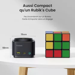 Station de Charge Qi2 BASEUS MagPro II | Hub USB 7-en-1