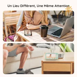 Caméra Connectée Intelligente BOIFUN 6T avec Moniteur 5''