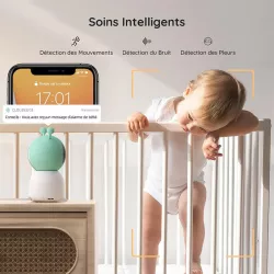 Caméra Connectée Intelligente BOIFUN 6T avec Moniteur 5''