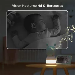 Caméra Connectée Intelligente BOIFUN 6T avec Moniteur 5''