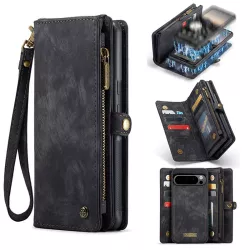 Pixel 9 Pro XL | Étui Portefeuille CaseMe & Coque Détachable