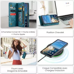 Pixel 9 Pro | Étui Portefeuille CaseMe & Coque Détachable