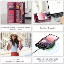 Pixel 9 | Étui Portefeuille CaseMe & Coque Détachable