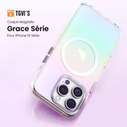 iPhone 16 Plus | Coque MagSafe TGVI'S Grace Dégradé Couleurs