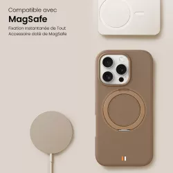 iPhone 16 Pro | Coque MagSafe TGVI'S avec Anneau Chevalet