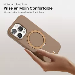iPhone 16 Pro | Coque MagSafe TGVI'S avec Anneau Chevalet