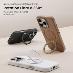iPhone 16 Pro Max | Coque MagSafe TGVI'S avec Anneau Chevalet