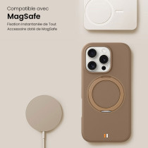 iPhone 16 Pro Max | Coque MagSafe TGVI'S avec Anneau Chevalet