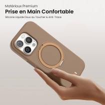 iPhone 16 Pro Max | Coque MagSafe TGVI'S avec Anneau Chevalet