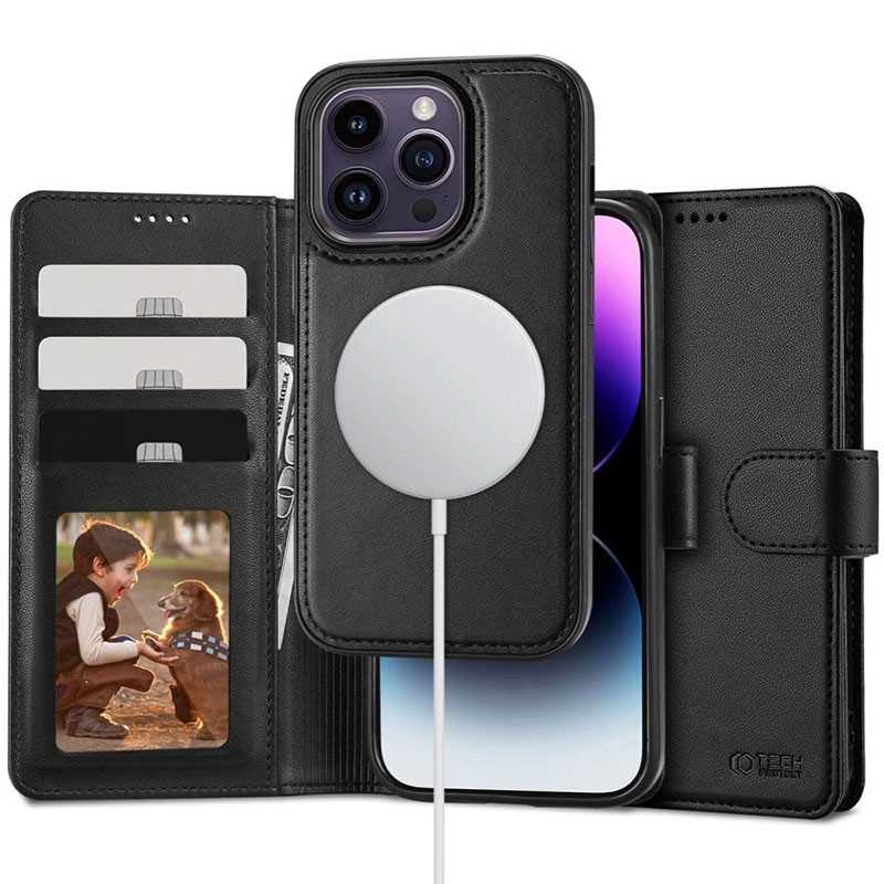 iPhone 15 Pro | Étui Portefeuille TECH-PROTECT MagSafe iPhone 15 Pro | Étui Portefeuille TECH-PROTECT MagSafe
