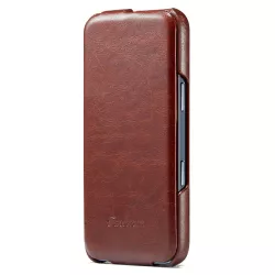 iPhone 16 | Étui Vertical FIERRE SHANN Imitation Cuir