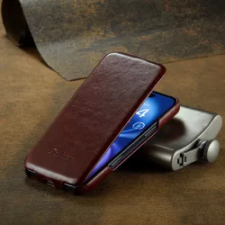 iPhone 16 Plus | Étui Vertical FIERRE SHANN Imitation Cuir