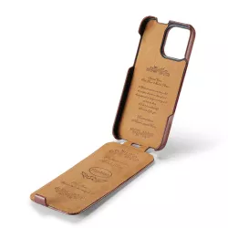 iPhone 16 Pro Max | Étui Vertical FIERRE SHANN Imitation Cuir