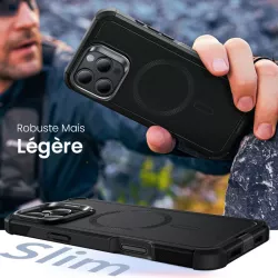 iPhone 16 Pro | Coque MagSafe ESR Cyber Tough HaloLock