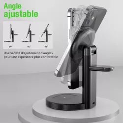 Triple Chargeur Induction TOTU DESIGN S36