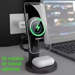 Triple Chargeur Induction TOTU DESIGN S36