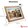 Cadre Photo Numérique WiFi DENVER Frameo 10,1' HD