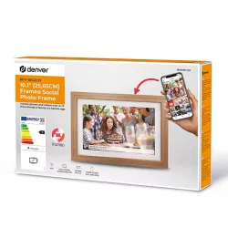 Cadre Photo Numérique WiFi DENVER Frameo 10,1' HD