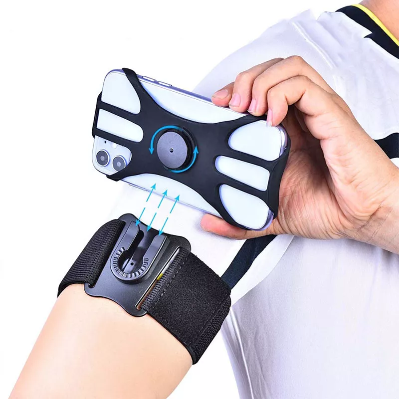 Brassard Rotatif pour Smartphone de 4,5 à 7 pouces