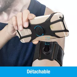 Brassard Rotatif pour Smartphone de 4,5 à 7 pouces