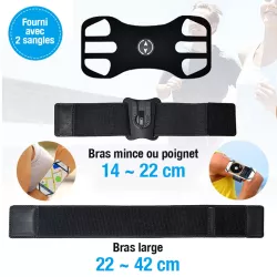 Brassard Rotatif pour Smartphone de 4,5 à 7 pouces