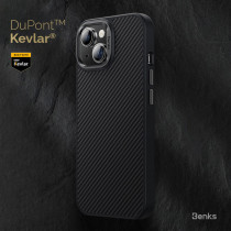 iPhone 15 Plus | Coque MagSafe BENKS MagClap ArmorPro en Kevlar®