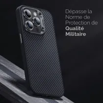 iPhone 15 Plus | Coque MagSafe BENKS MagClap ArmorPro en Kevlar®