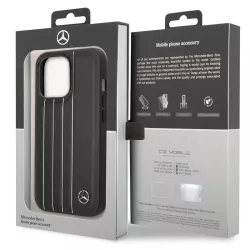 iPhone 14 Pro | Coque MERCEDES New Urban en Cuir Véritable