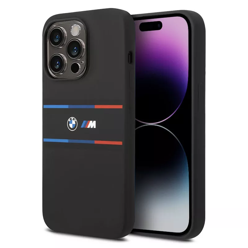iPhone 14 Pro | Coque Silicone BMW Black M Power Série