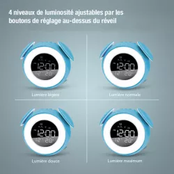 Réveil Musical avec Effet Lumineux Variable