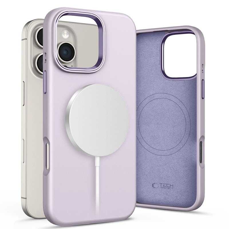 iPhone 16 Pro | Coque MagSafe TECH-PROTECT Silicone Pure iPhone 16 Pro | Coque MagSafe TECH-PROTECT Silicone Pure