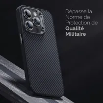iPhone 15 Pro | Coque MagSafe BENKS MagClap ArmorPro en Kevlar®