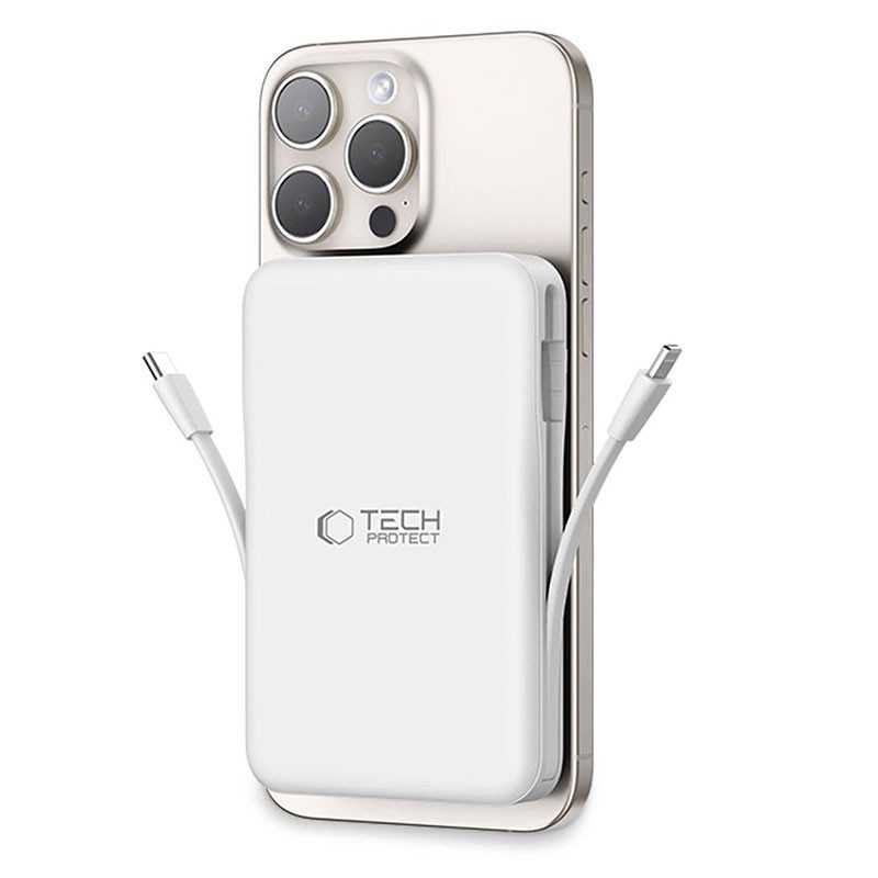 Batterie Externe MagSafe TECH-PROTECT LifeMag 10 000 mAh Batterie Externe MagSafe TECH-PROTECT LifeMag 10 000 mAh