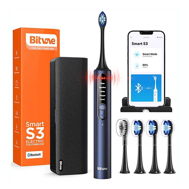 Brosse à Dents Électrique Connectée BITVAE Smart S3 Brosse à Dents Électrique Connectée BITVAE Smart S3