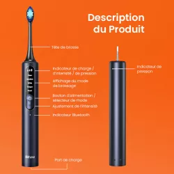 Brosse à Dents Électrique Connectée BITVAE Smart S3