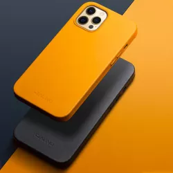 iPhone 12 Mini | Coque MagSafe QIALINO en Cuir Véritable