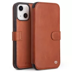 iPhone 13 Mini | Étui QIALINO Business en Cuir Véritable